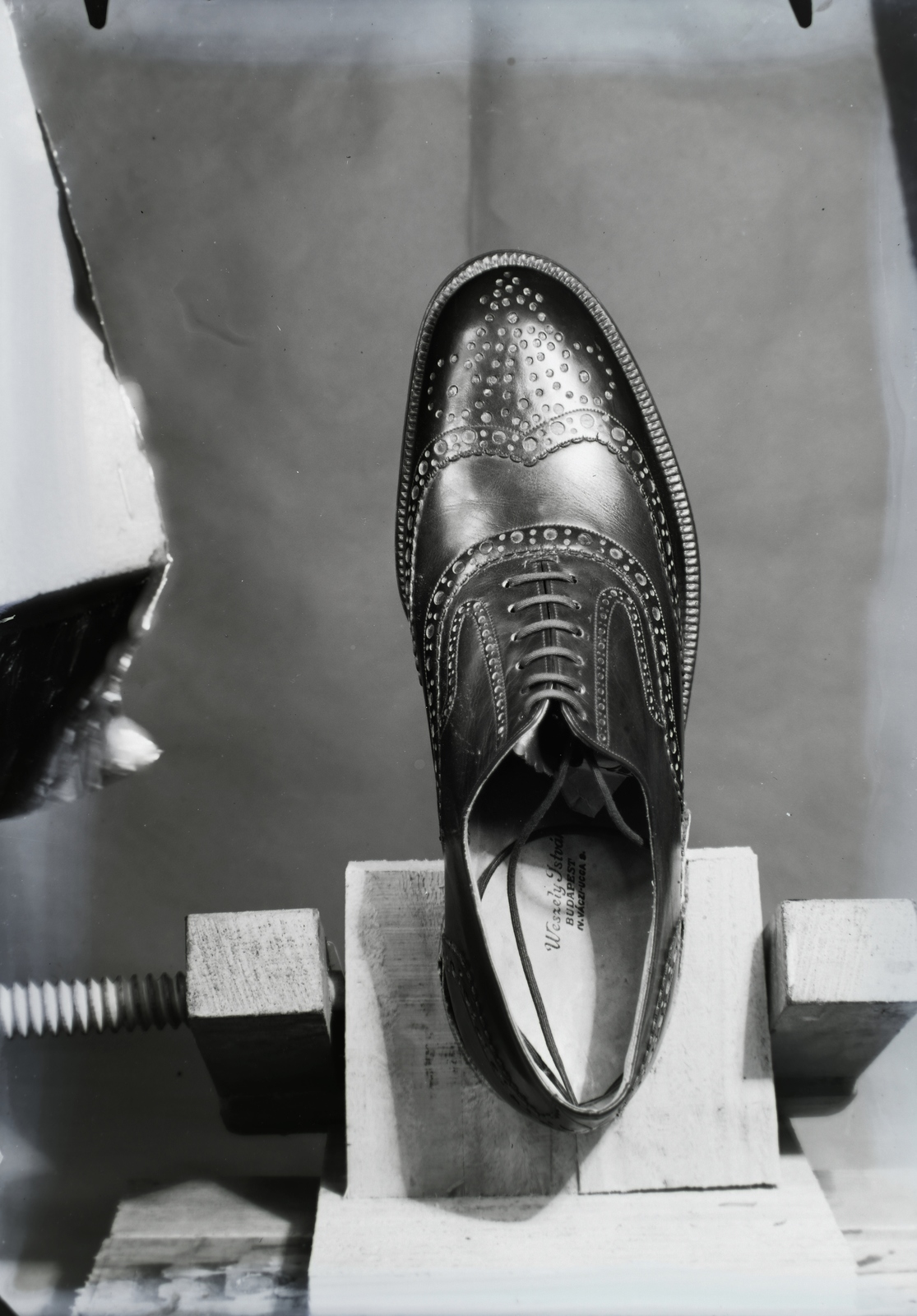 1929, Jánossy Virág, Háberl Aladár, shoe, Fortepan #130290