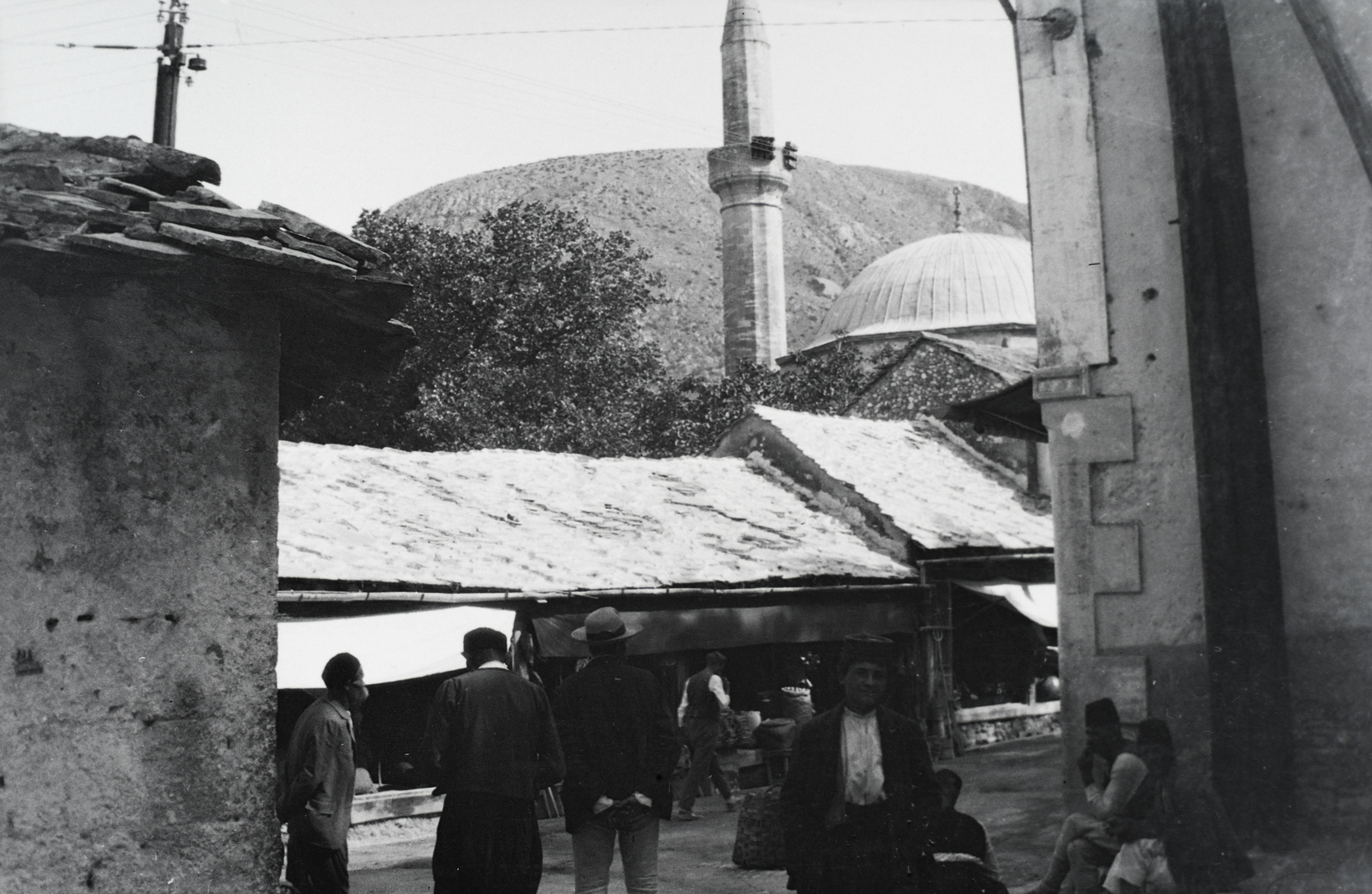 Bosnia and Herzegovina, Mostar, Mala Tapa, szemben Mehmed pasa dzsámija., 1917, Jánossy Virág, Háberl Aladár, Fortepan #130397