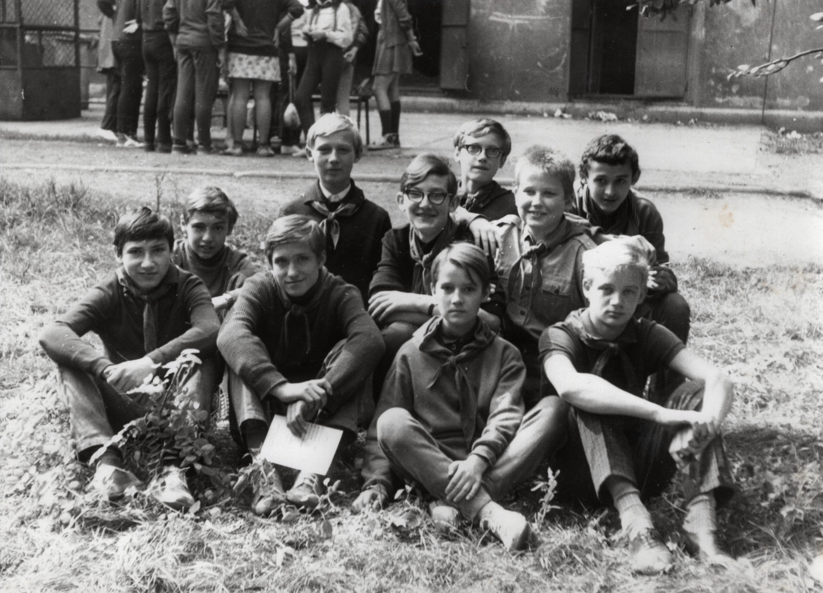 1966, Szilágyi Marianna, pioneer, tableau, Fortepan #130423