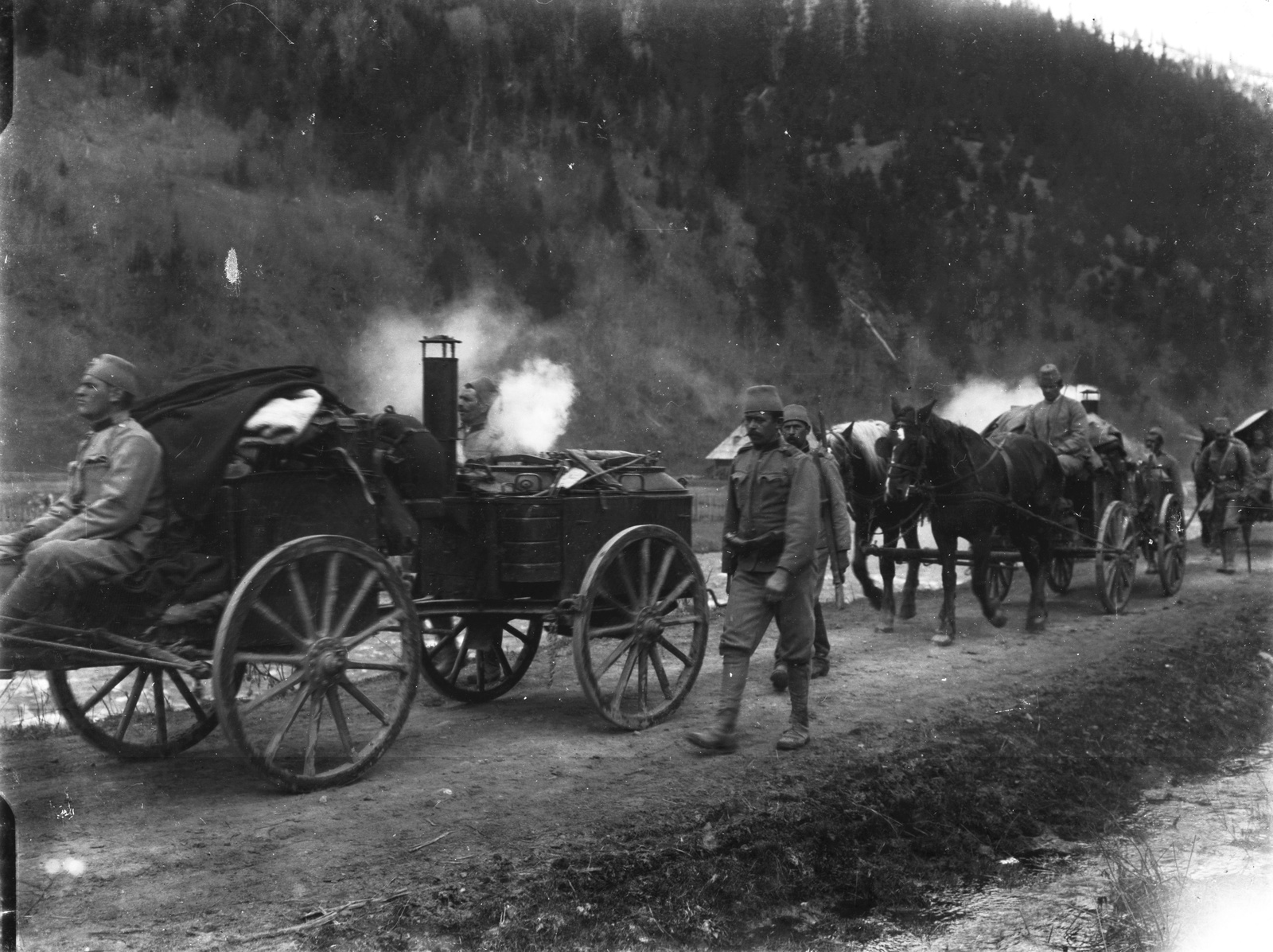 1916, Vertényi, első világháború, gulyáságyú, Fortepan #130462