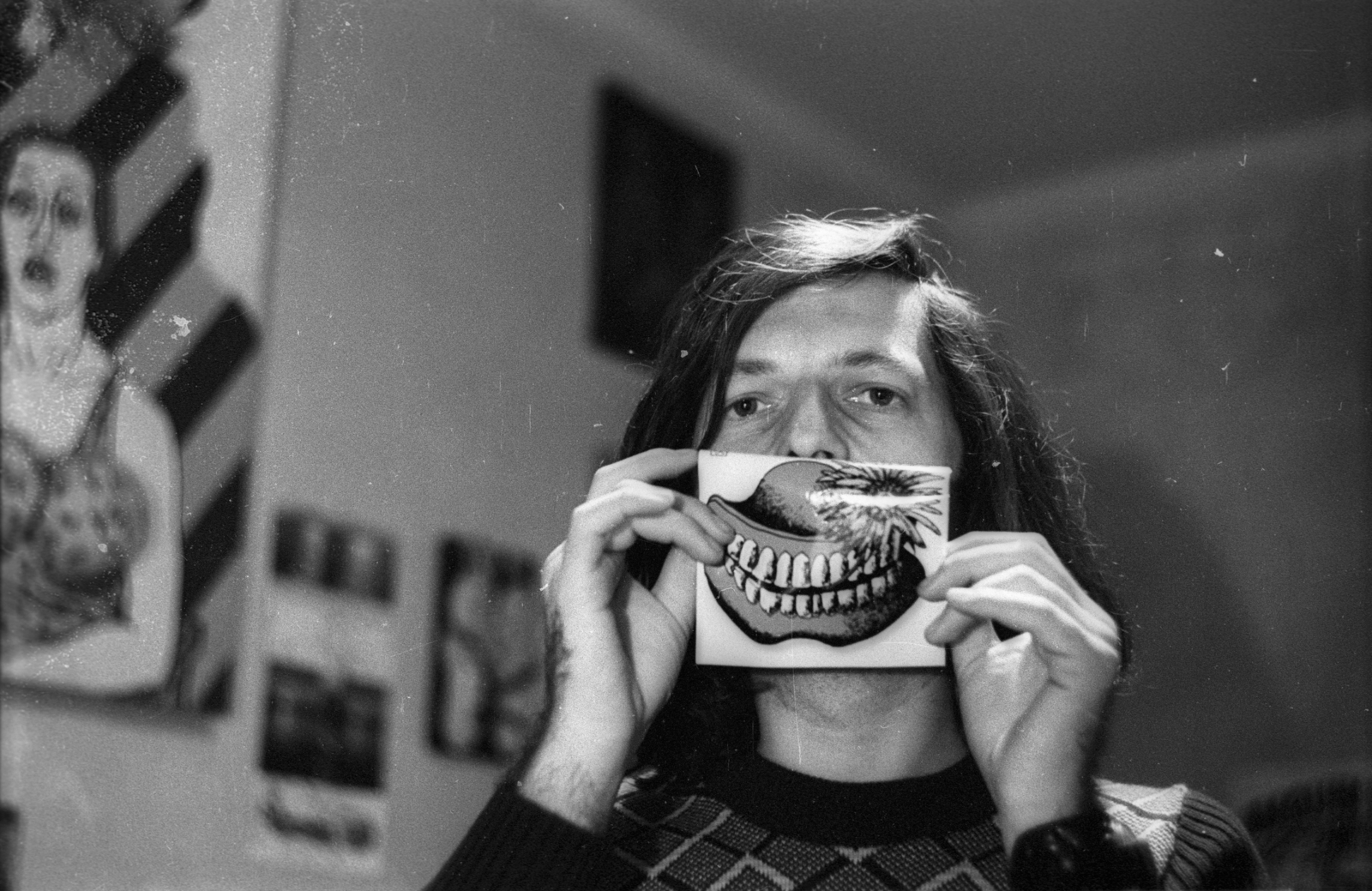 Magyarország, Budapest VII., Kemény György grafikusművész Akácfa utcai műtermében., 1975, Vizsnyiczai Erzsébet, Budapest, műterem, Fortepan #130548