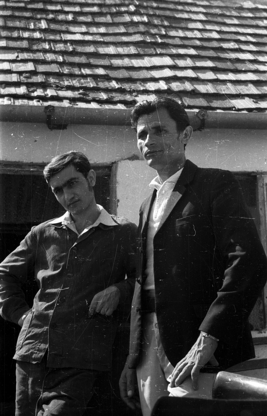1971, Vizsnyiczai Erzsébet, men, gypsy, Fortepan #130626