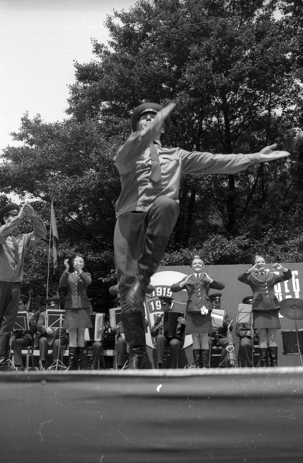 Hungary, 1980, Vizsnyiczai Erzsébet, jesting, Fortepan #130643