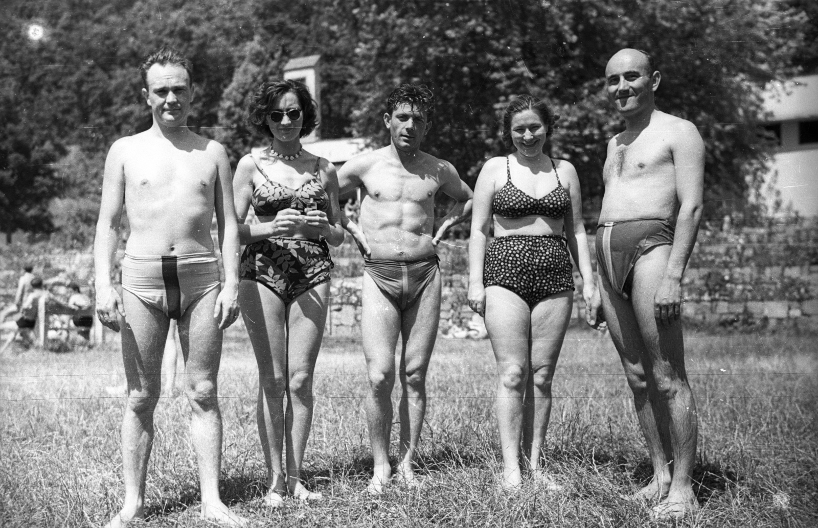 Hungary, untitled, Parádfürdő, Gyógyfürdő, strand., 1959, Szent-tamási Mihály, Fortepan #13067