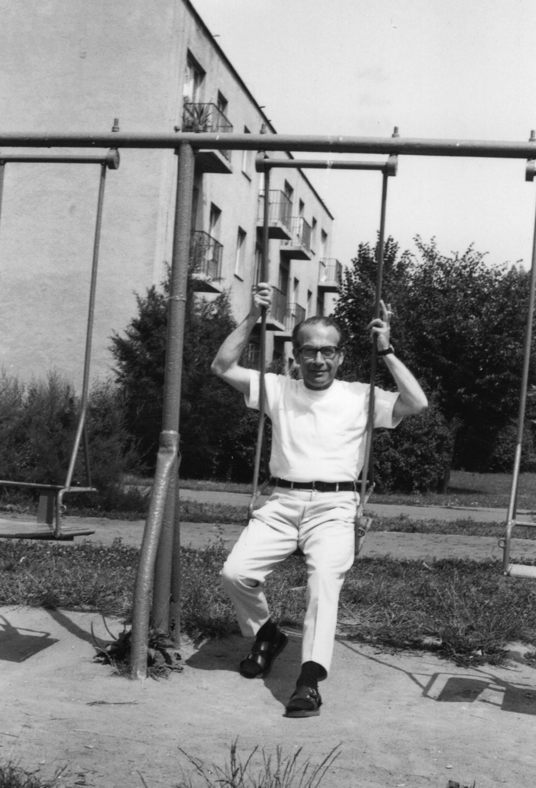 1972, Bokor András, playground, Fortepan #130863
