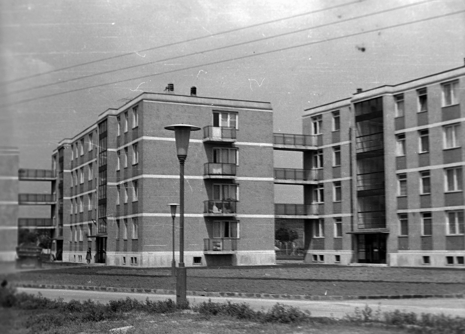 Magyarország, Budapest IX., Dési Huber utca 6. és 8., 1962, Gergely János, Budapest, lakótelep, Fortepan #131052