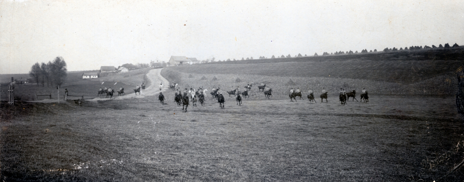 Ukrajna, Csernyivci, 1909, Lovas Rita, látkép, lovas, Fortepan #131149