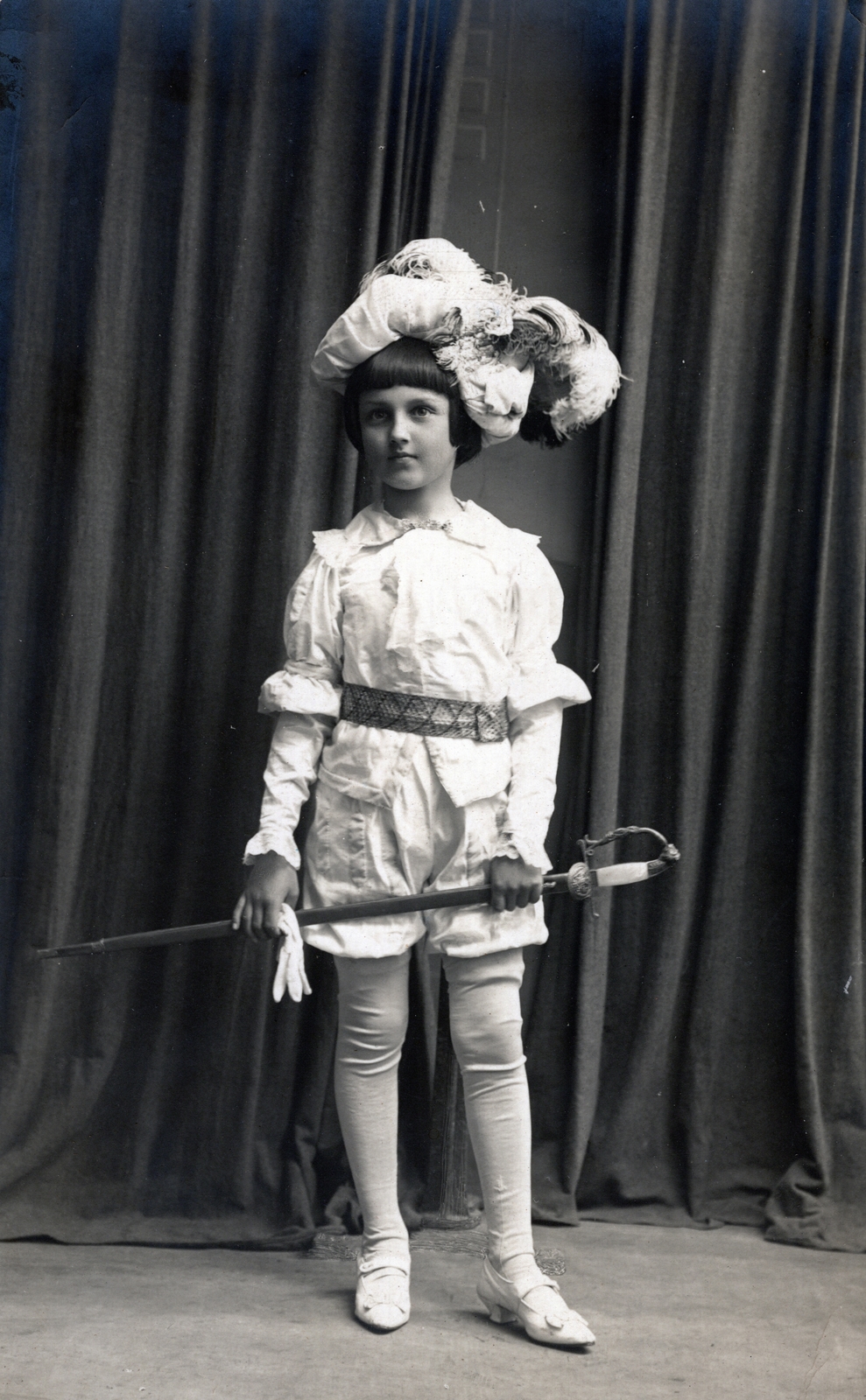 1920, Lovas Rita, jelmez, műterem, Fortepan #131183