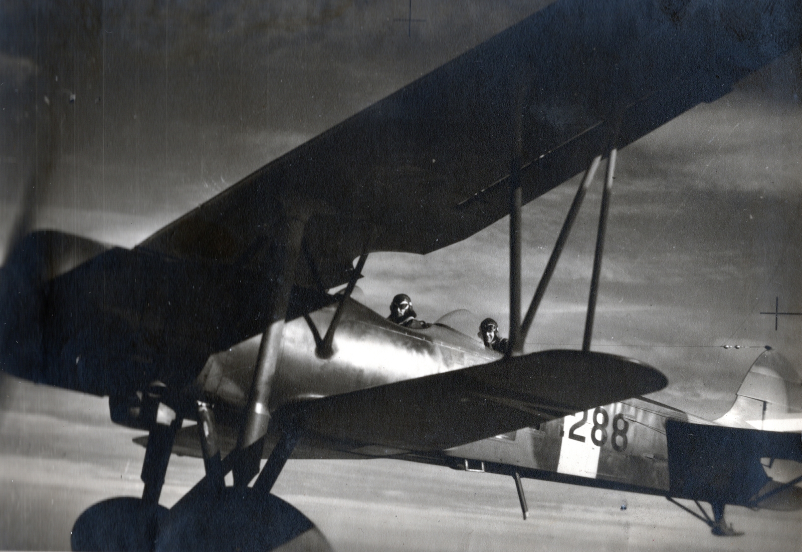 1942, Marics Zoltán, repülőgép, MKHL, második világháború, Weiss Manfréd-márka, Weiss Manfréd WM-21 Sólyom, Fortepan #131219