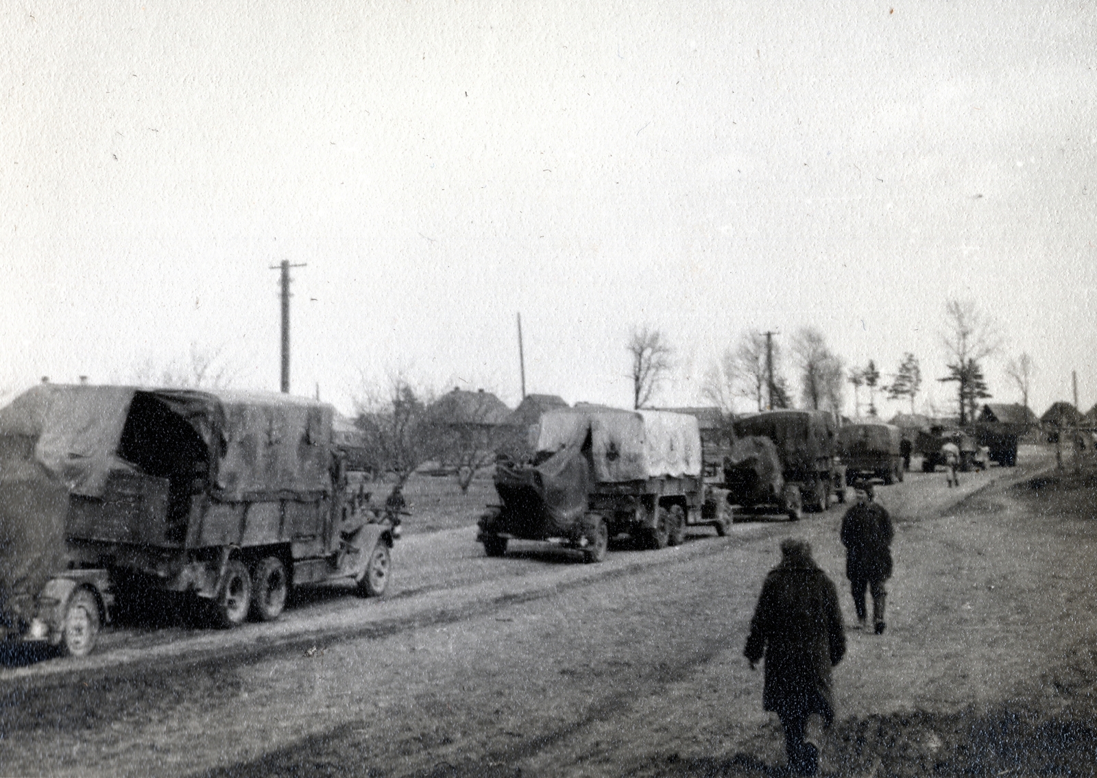 1942, Marics Zoltán, keleti front, teherautó, második világháború, Krupp L3H163, Fortepan #131267