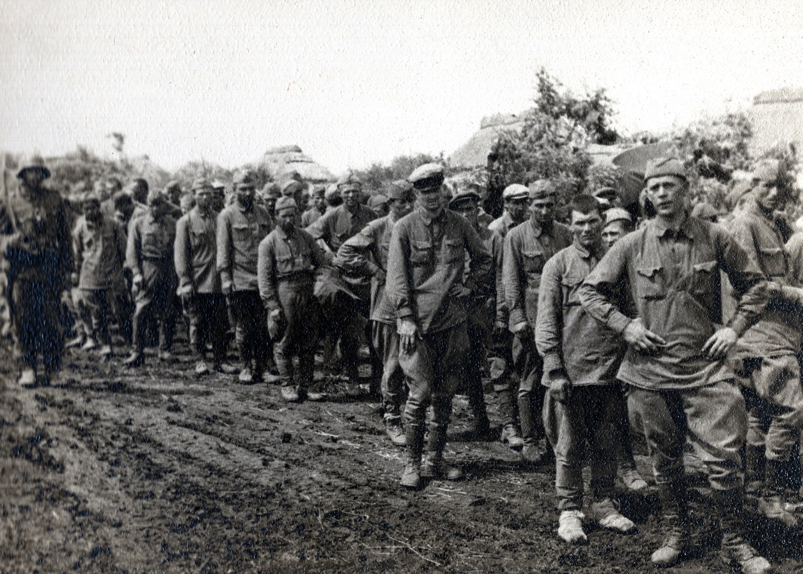 1942, Marics Zoltán, keleti front, második világháború, hadifogoly, szovjet katona, Fortepan #131269