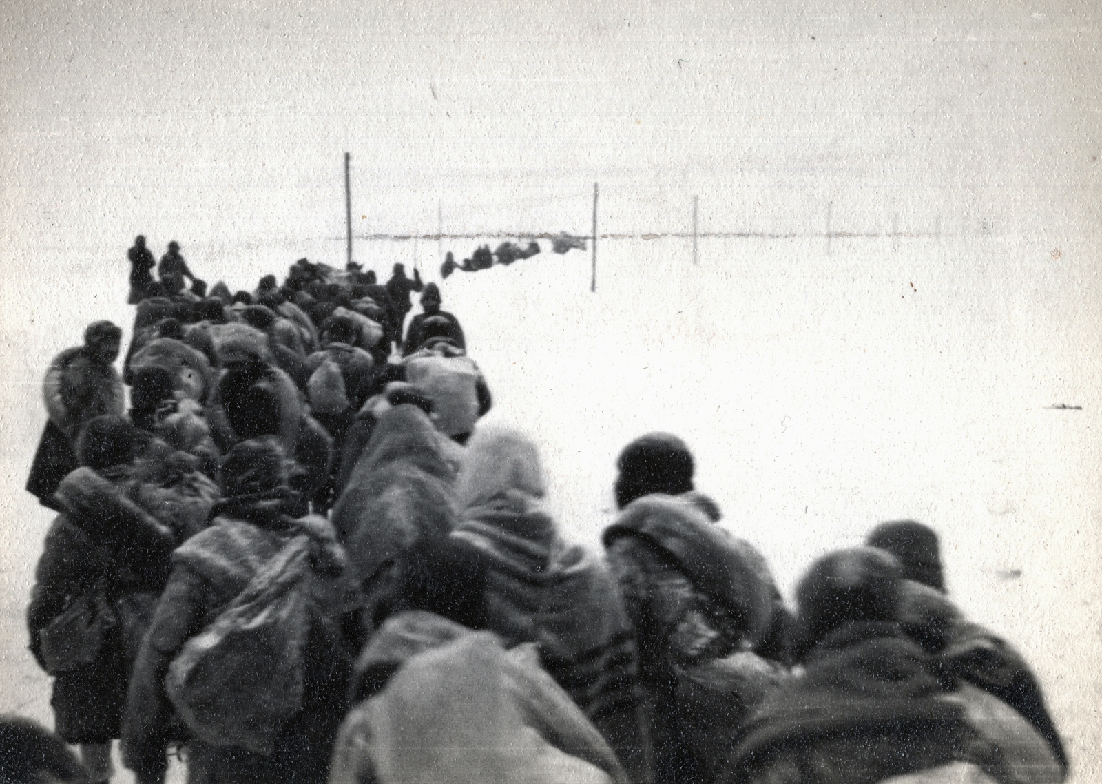 1943, Marics Zoltán, eastern front, winter, snow, second World War, Fortepan #131303