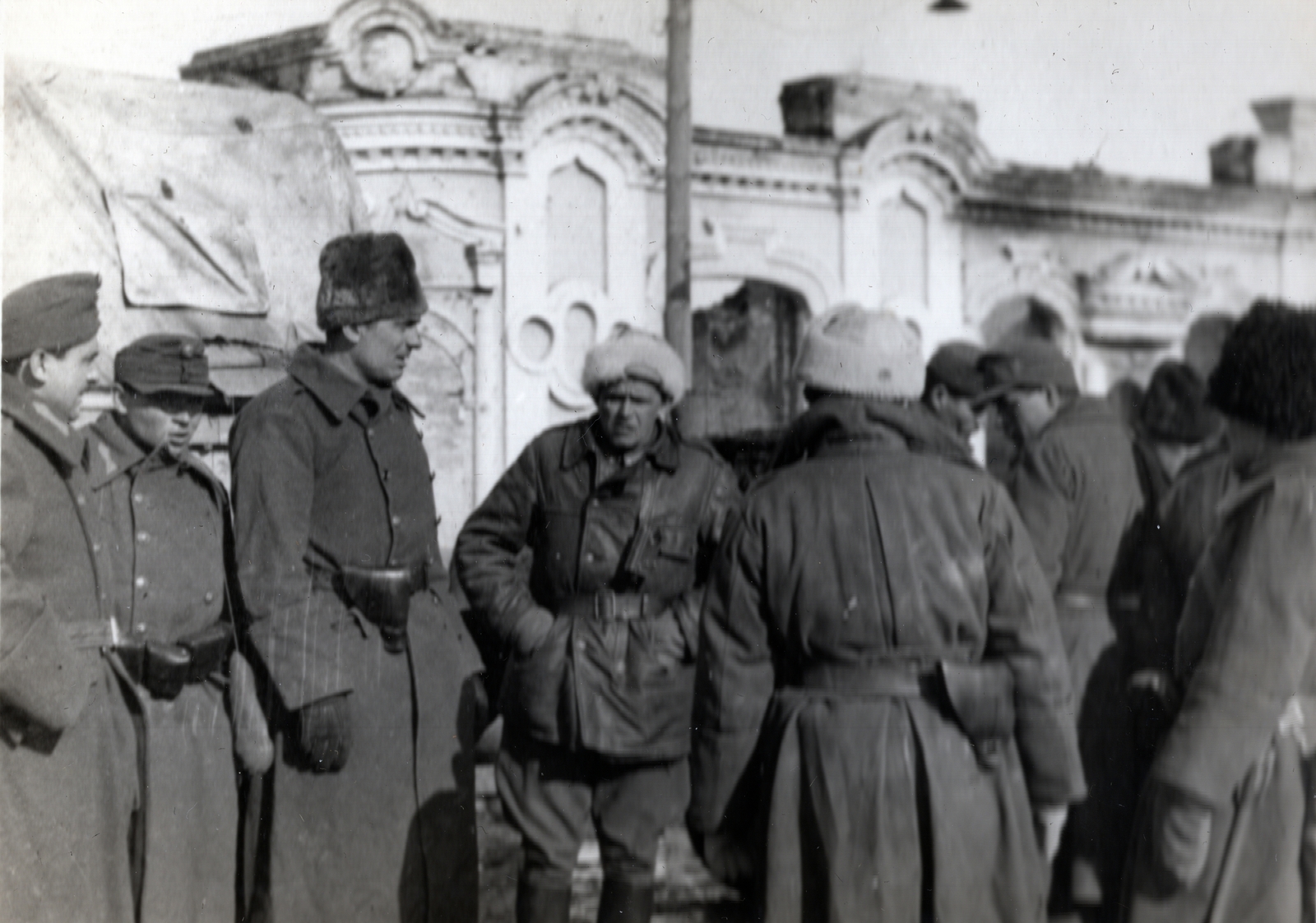 Ukraine, Priluki, Halahanivszka utca., 1943, Marics Zoltán, eastern front, second World War, Fortepan #131313