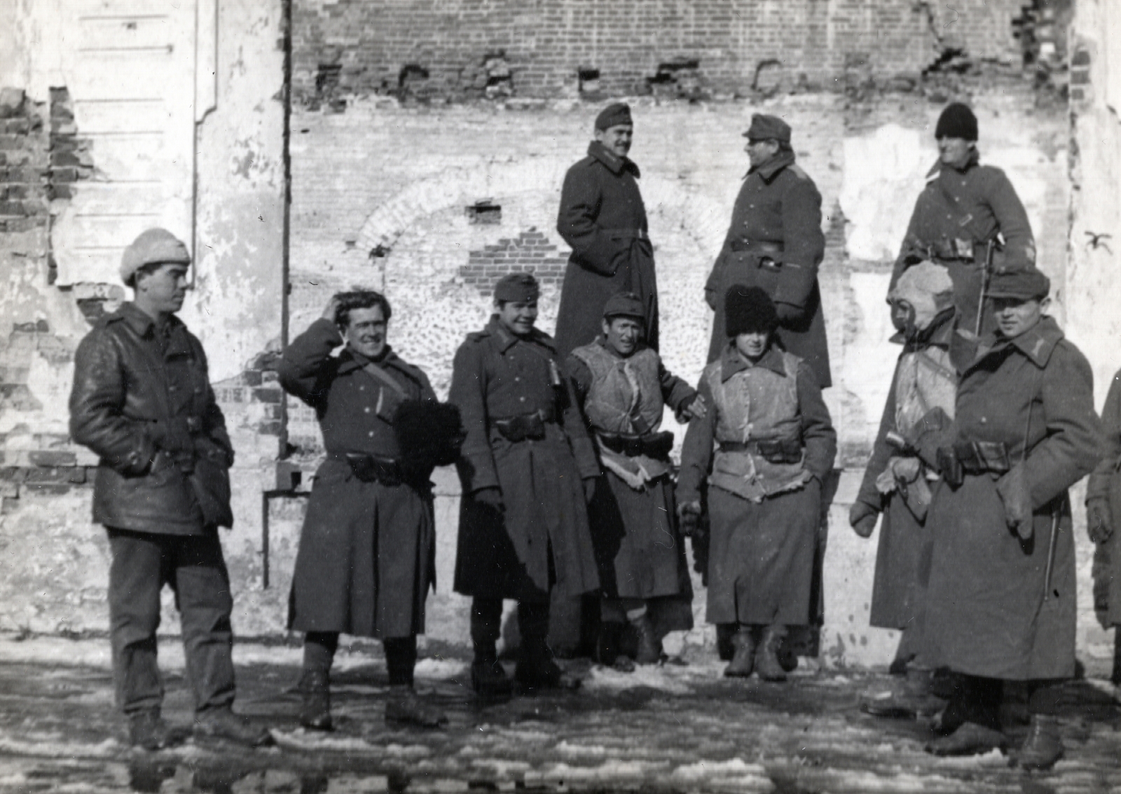 Ukraine, Priluki, Halahanivszka utca., 1943, Marics Zoltán, eastern front, second World War, judaism, Fortepan #131314
