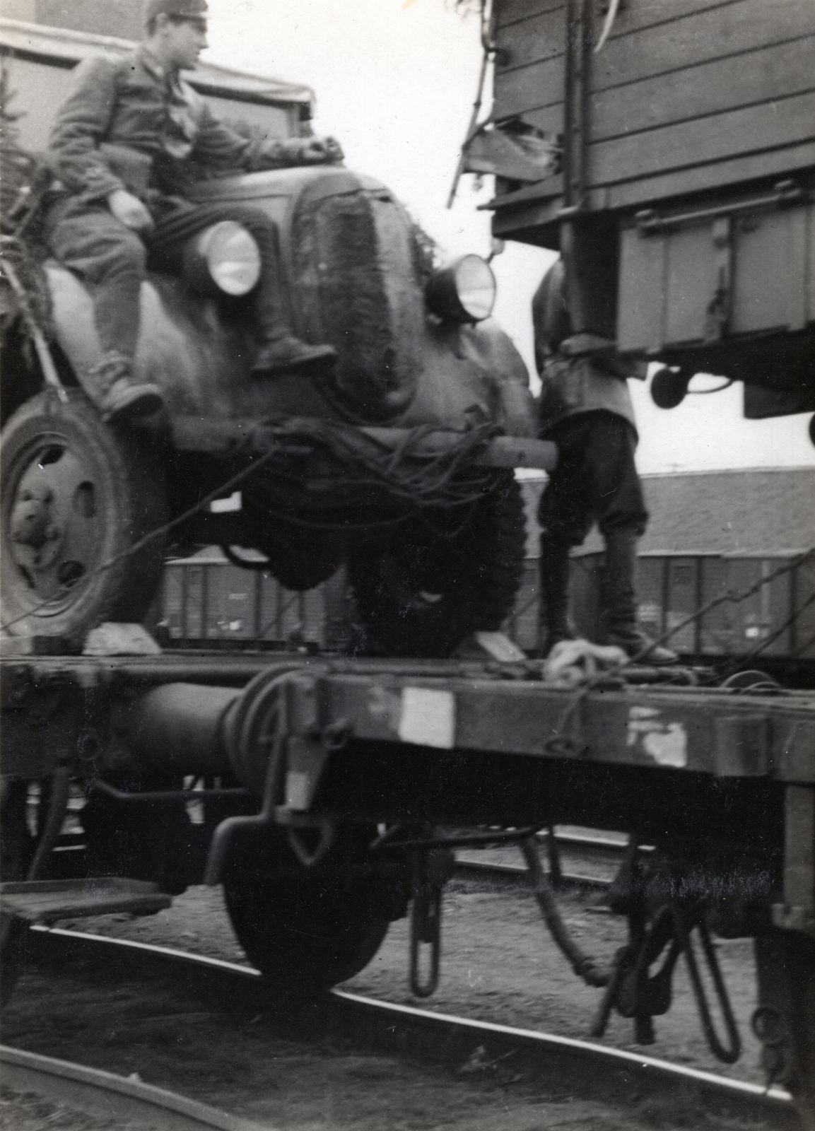 1943, Marics Zoltán, commercial vehicle, Fortepan #131356