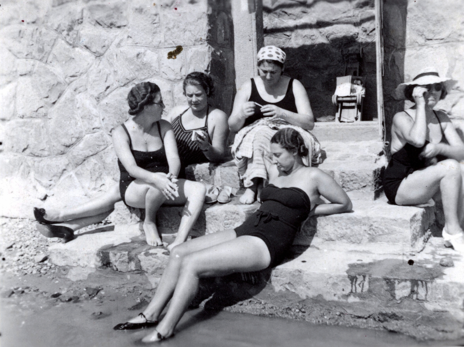 1940, Paczolay család, bathing suit, women, Fortepan #131491