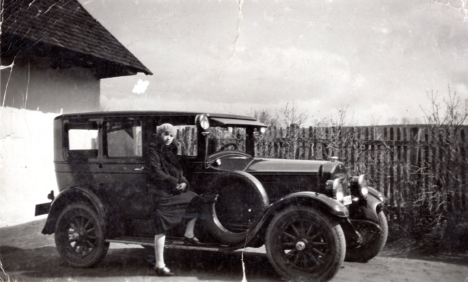 1930, Paczolay család, girls'n'cars, Fortepan #131519