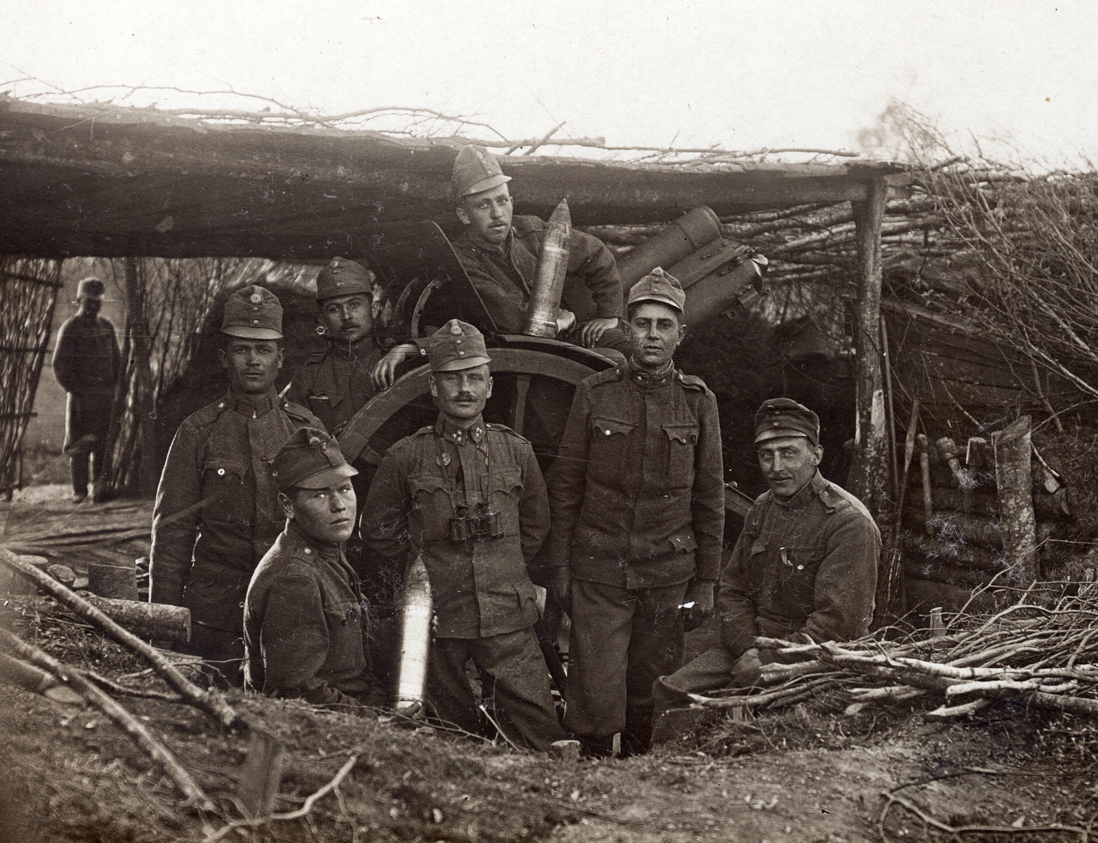 1916, Palotai Klára, First World War, artillery, Fortepan #131602