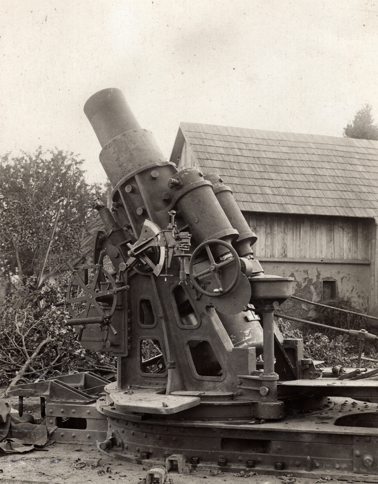 1916, Palotai Klára, First World War, Skoda-brand, cannon, artillery, Skoda 30.5, Fortepan #131609