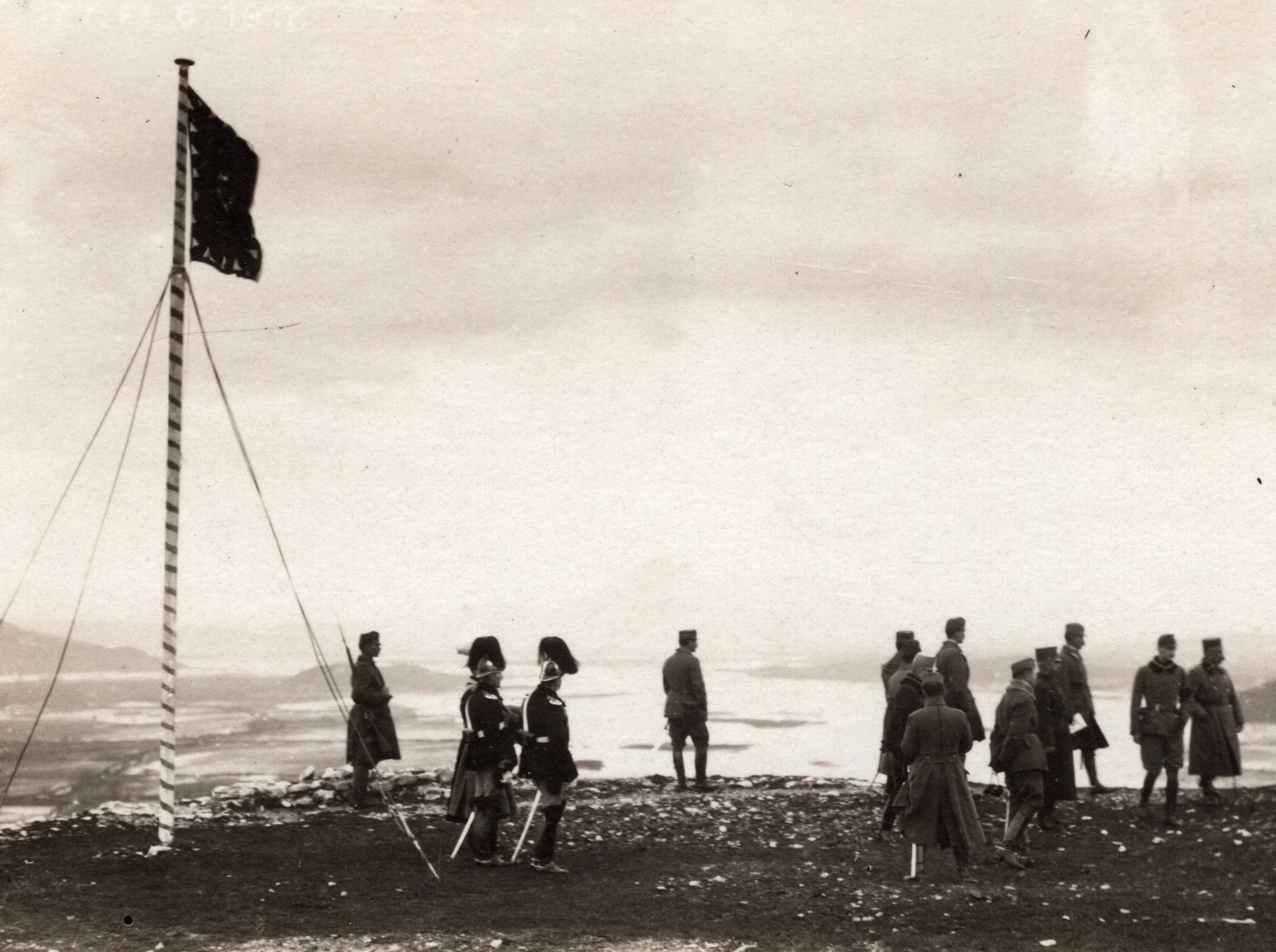 Montenegró, magaslat a Shkodrai-tó nyugati partjai felett., 1916, Palotai Klára, első világháború, Fortepan #131615