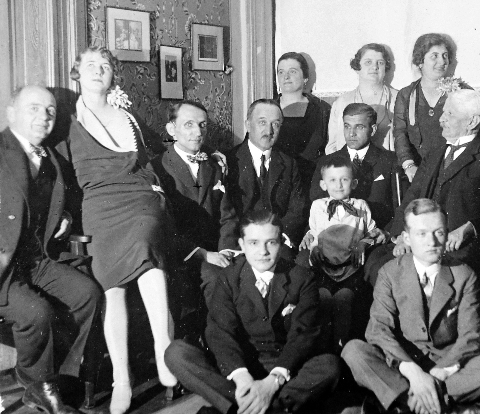1928, Fortepan, csoportkép, nők, férfiak, gyerek, Fortepan #13162