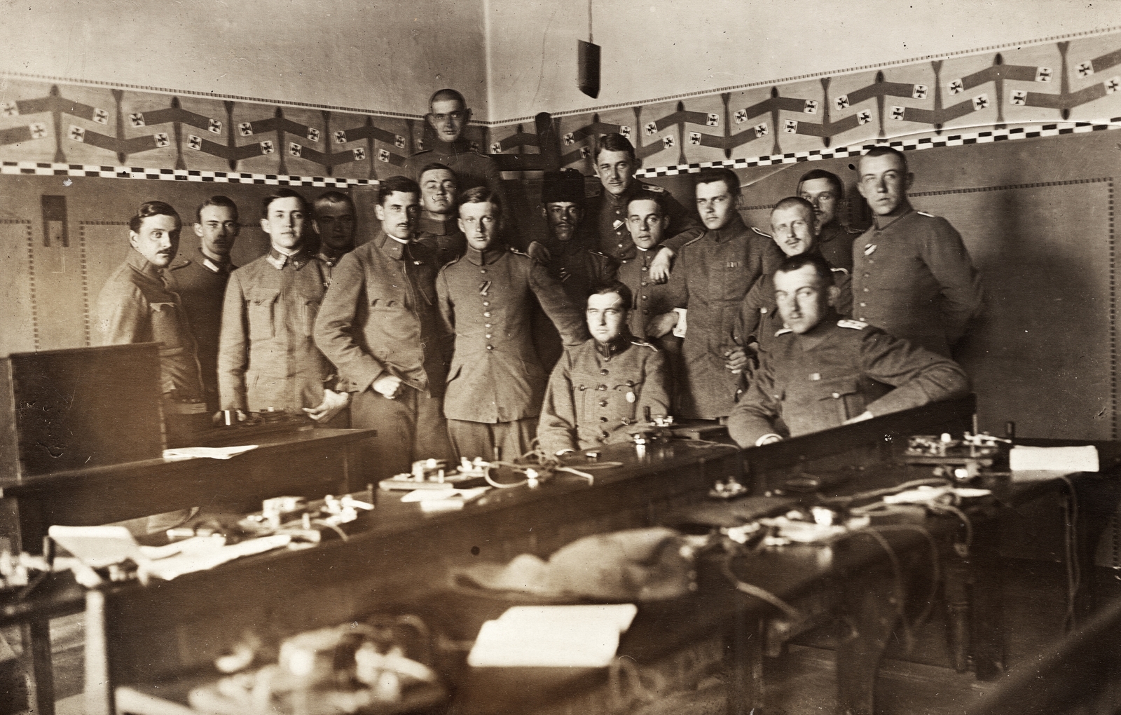 1917, Palotai Klára, First World War, tableau, Fortepan #131651