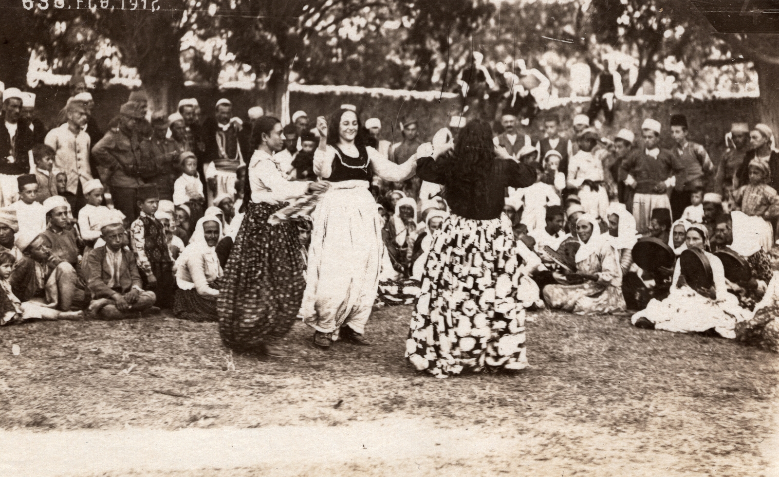 1916, Palotai Klára, folk costume, muslim, Fortepan #131657