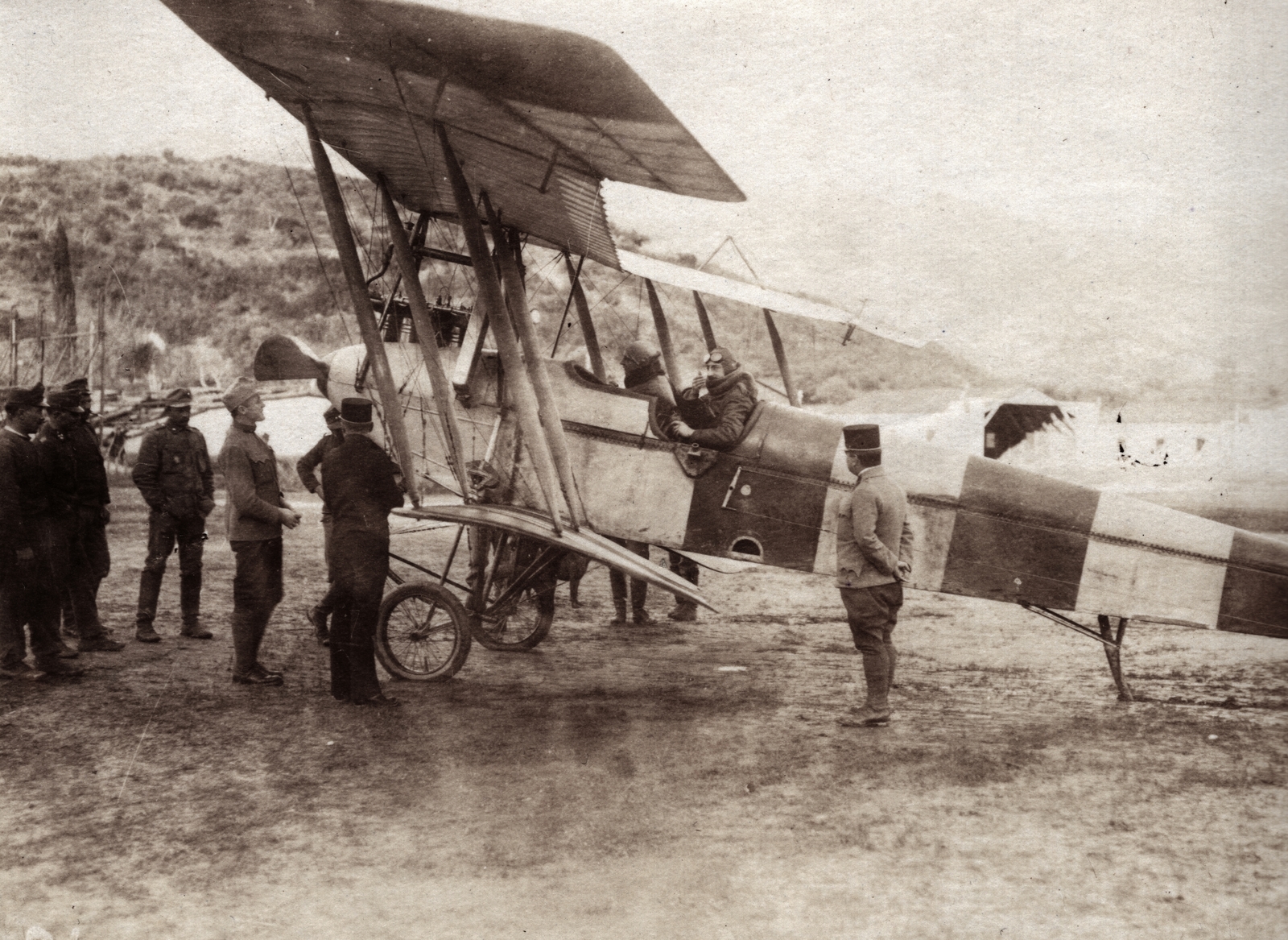 1916, Palotai Klára, First World War, airplane, Lohner-brand, Fortepan #131677