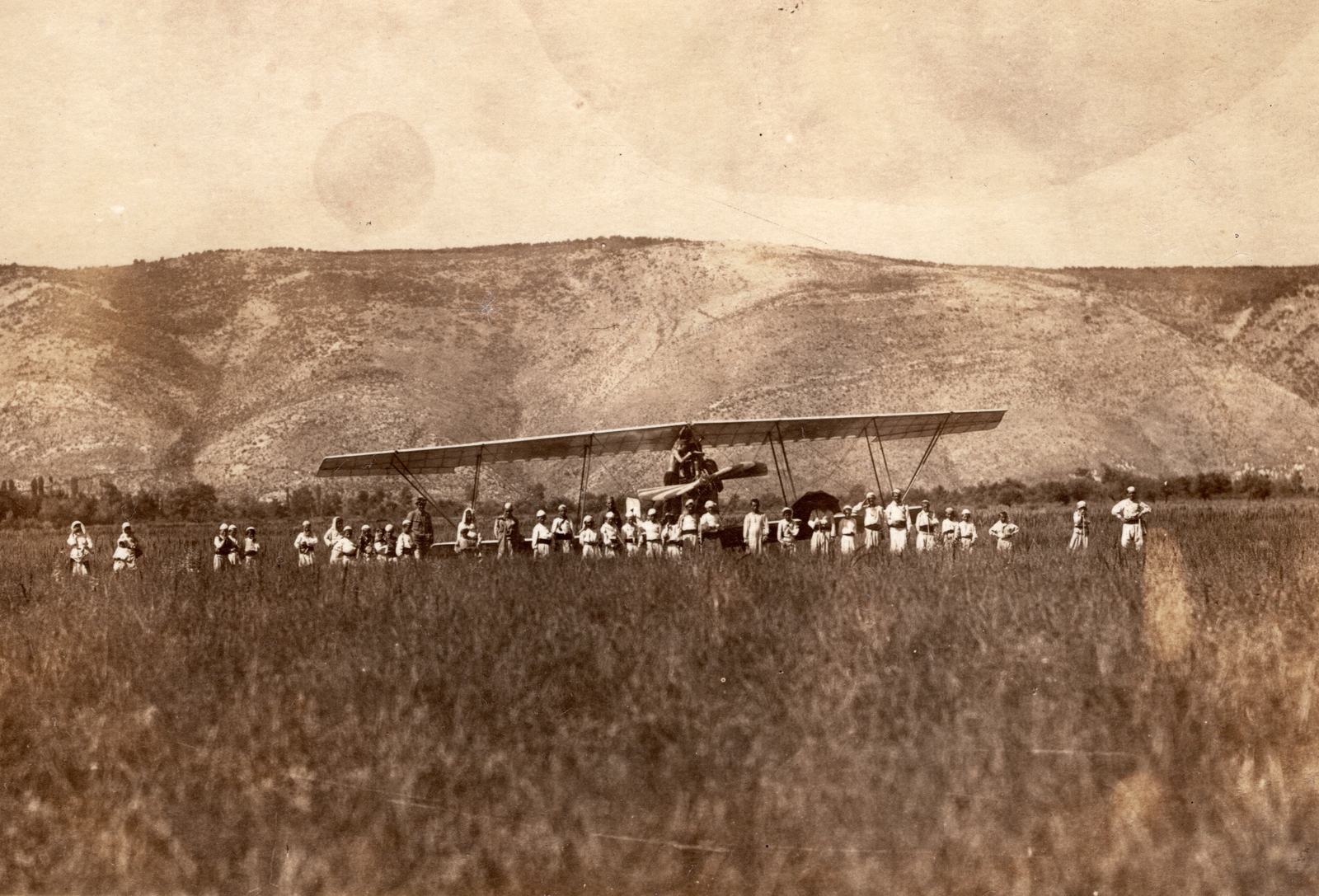 1915, Palotai Klára, First World War, airplane, Fortepan #131726