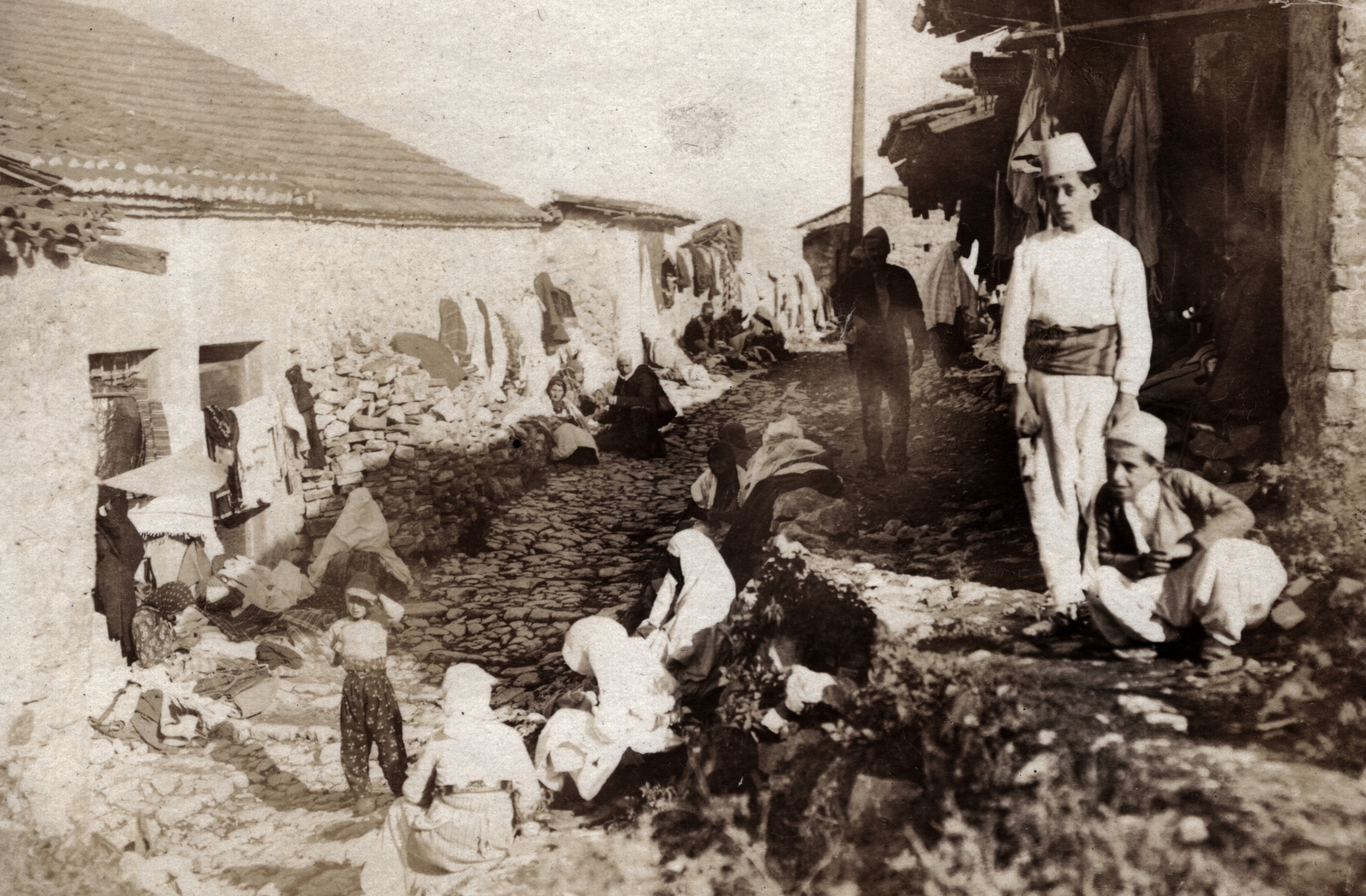 1915, Palotai Klára, folk costume, Fortepan #131728