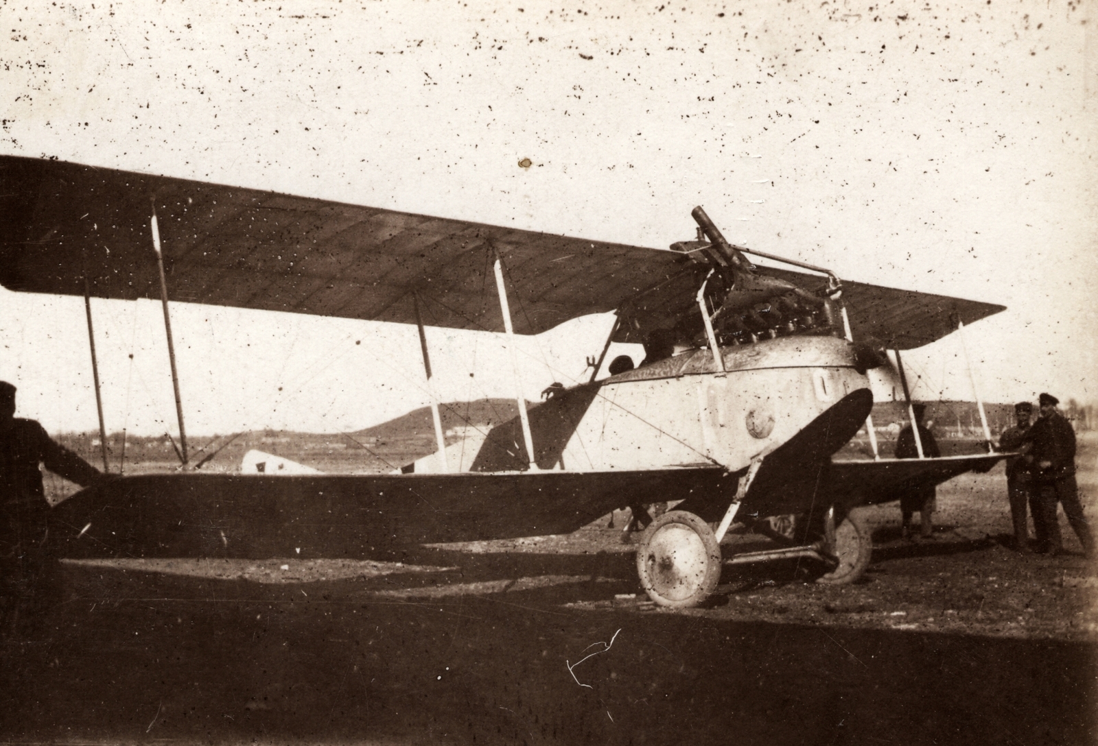 1918, Palotai Klára, First World War, airplane, Fortepan #131764