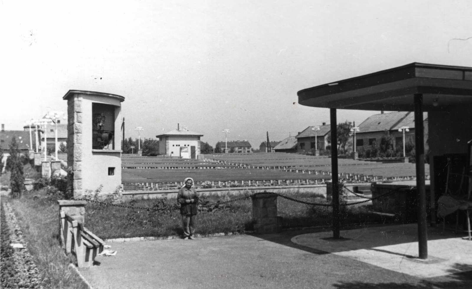 Magyarország, Budapest XIV., Rózsavölgyi tér, Rózsavölgyi Parkszínpad., 1954, Samodai József Zuglói Helytörténeti Műhely, Budapest, szabadtéri színpad, Fortepan #131948