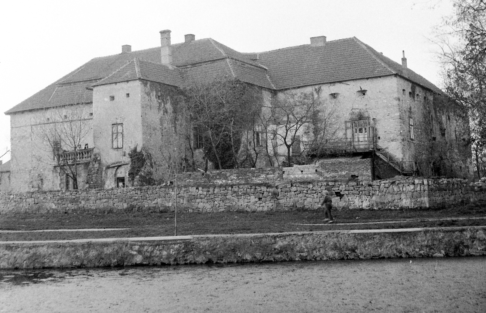 Hungary, Szerencs, Rákóczi vár., 1961, Gyöngyi, castle, Fortepan #13203