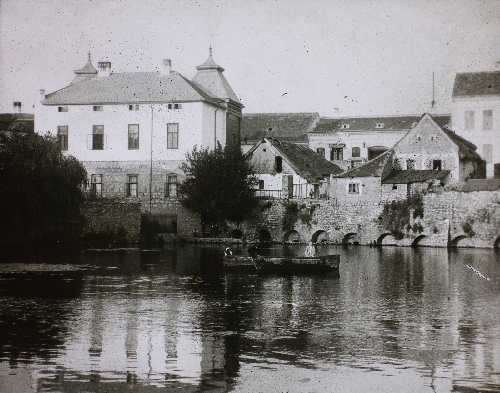 Hungary, Tapolca, Malom-tó. Leltári jelzet: MMKM.TFGY.2017-11-12, 1917, Magyar Műszaki és Közlekedési Múzeum / Történeti Fényképek Gyűjteménye, Fortepan #132269