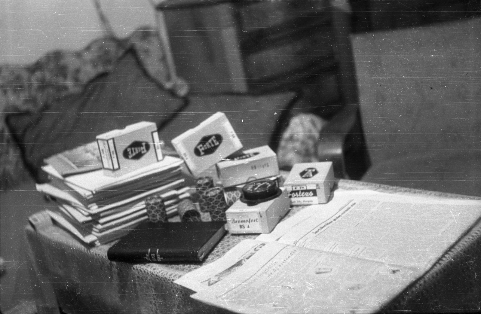 1957, Szent-tamási Mihály, Forte-brand, photographic film, photography, photo paper, still life, Fortepan #13245
