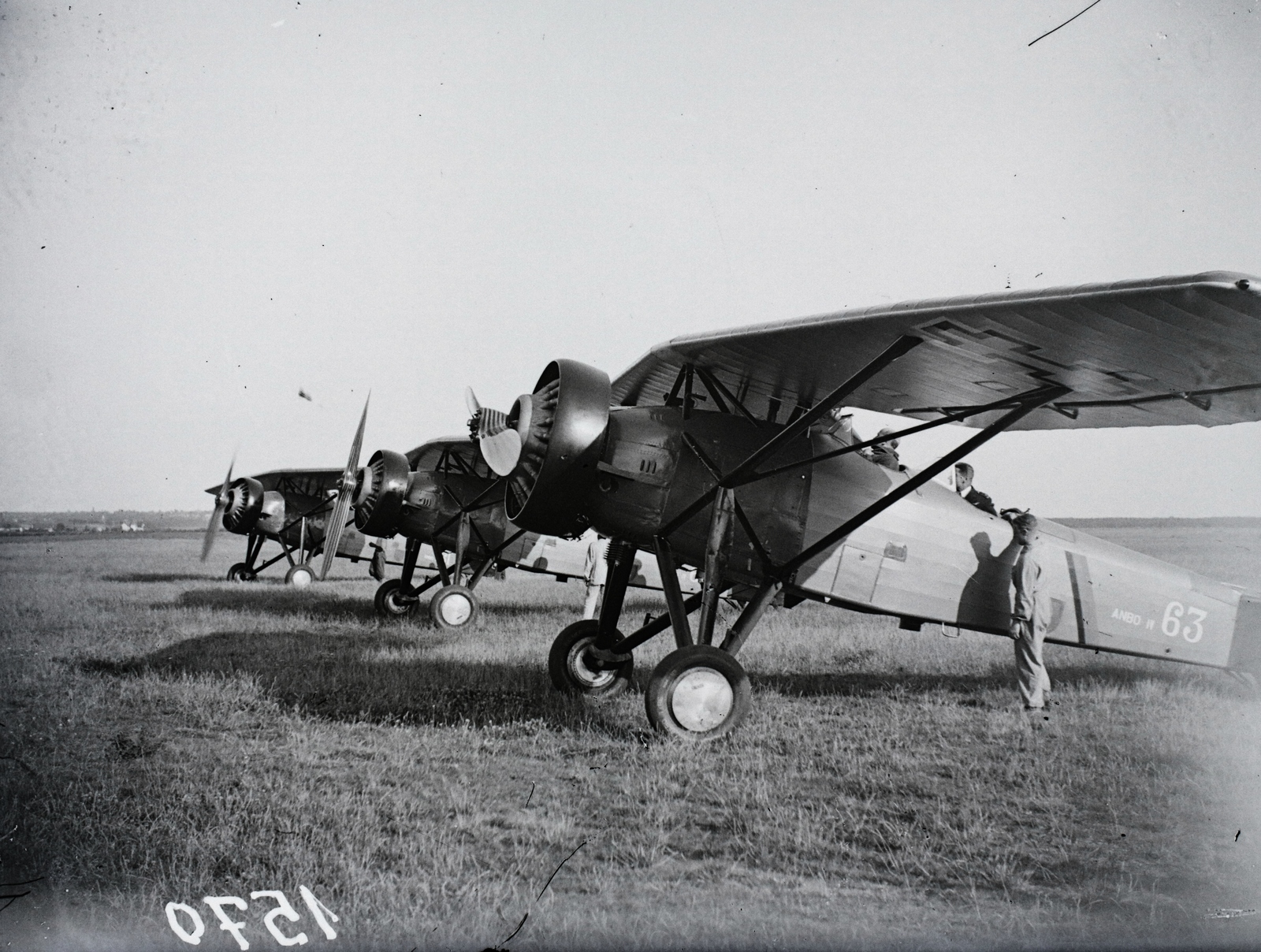 Hungary, Mátyásföld Airport, Budapest XVI., a litván légierő ANBO IV típusú felderítő repülőgépei. Leltári jelzet: 1570, 1934, Magyar Műszaki és Közlekedési Múzeum / Archívum / Negatívtár / Magyar Nemzeti Múzeum Történeti Képcsarnok gyűjteménye, airplane, Budapest, ANBO-brand, Lithuanian brand, Fortepan #132709