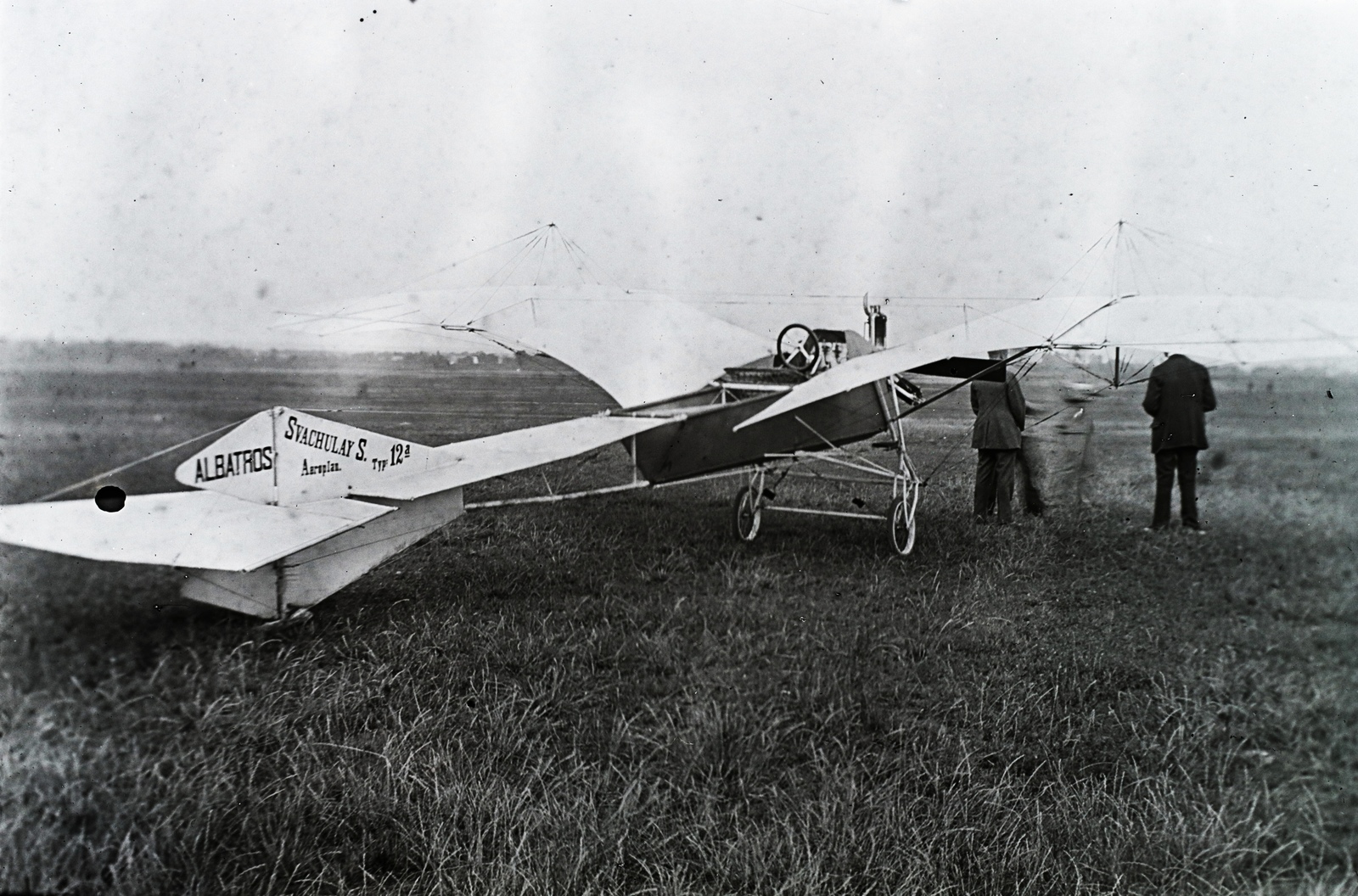 Hungary, Svachulay Sándor Albatros monoplánja. Leltári jelzet: 2061, 1913, Magyar Műszaki és Közlekedési Múzeum / Archívum / Negatívtár, Fortepan #132720