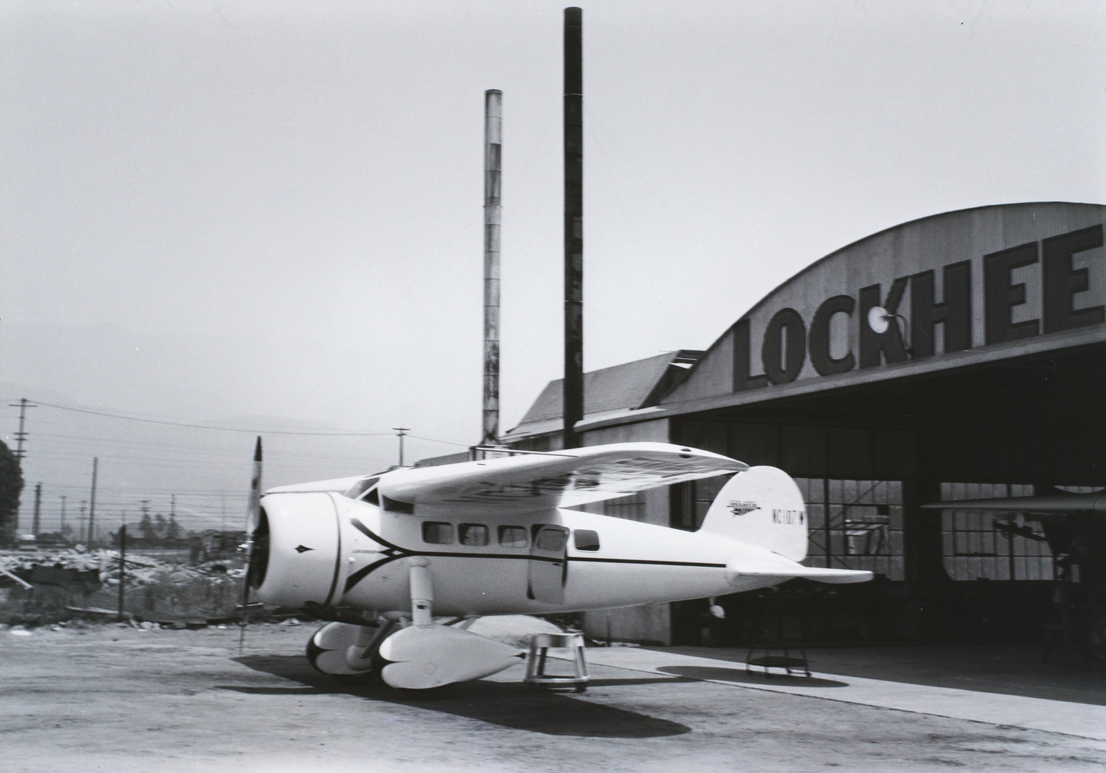 »Lockheed "Sped Vege" túragép és kisutas gép.« Leltári jelzet: 16821, 1931, Magyar Műszaki és Közlekedési Múzeum / Archívum / Negatívtár / Czapáry Jenőné gyűjteménye, Lockheed-márka, Lockheed Vega, repülőgép, Fortepan #132786