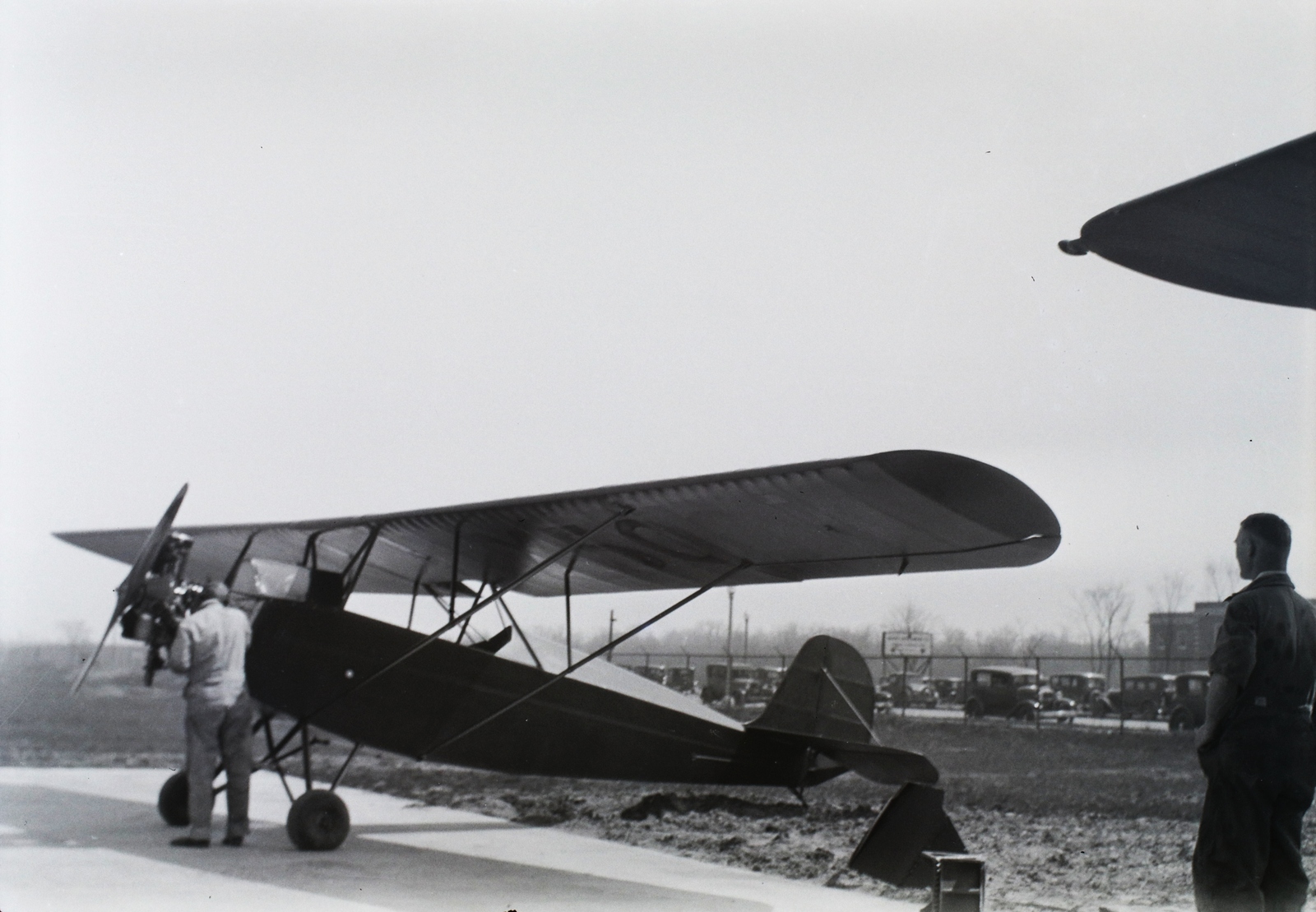 »Amerikai sportrepülőgép.« Leltári jelzet: 16839, 1931, Magyar Műszaki és Közlekedési Múzeum / Archívum / Negatívtár / Czapáry Jenőné gyűjteménye, airplane, Fortepan #132801