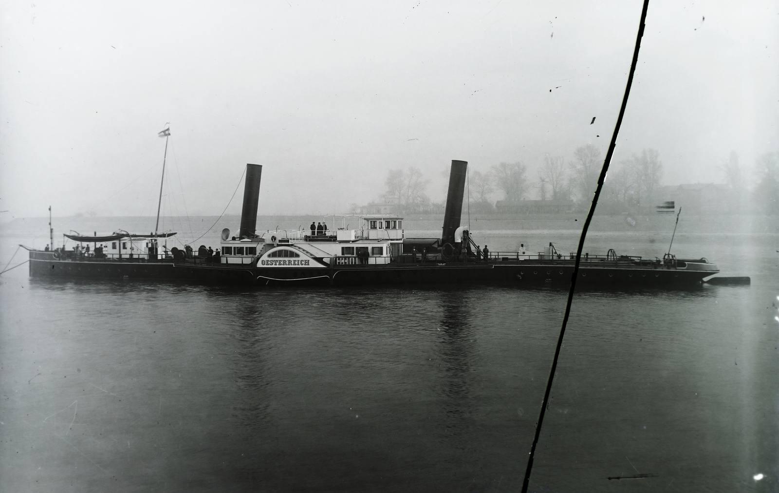 Leltári jelzet: N117, 1924, Magyar Műszaki és Közlekedési Múzeum / Történeti Fényképek Gyűjteménye / Óbudai Hajógyár gyűjteménye, steamboat, Fortepan #133132