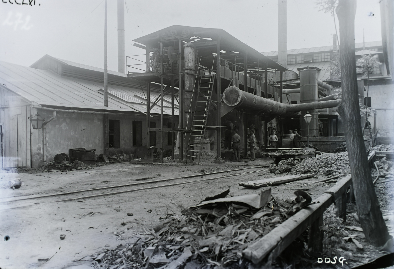 Hungary, Óbuda, Budapest III., Óbudai Hajógyár, gőzfejlesztő üzem. Leltári jelzet: N272, 1927, Magyar Műszaki és Közlekedési Múzeum / Történeti Fényképek Gyűjteménye / Óbudai Hajógyár gyűjteménye, Budapest, Fortepan #133212