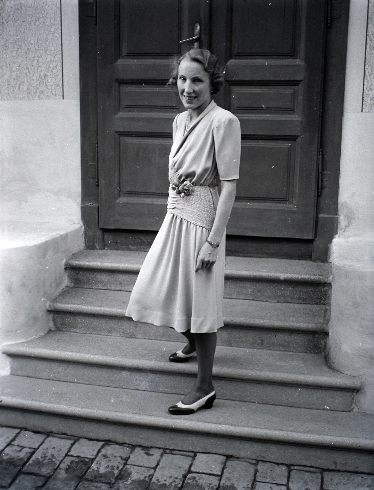 Magyarország, Pécs, 1937, Varga Csaba dr., elegancia, hölgy, Fortepan #133526