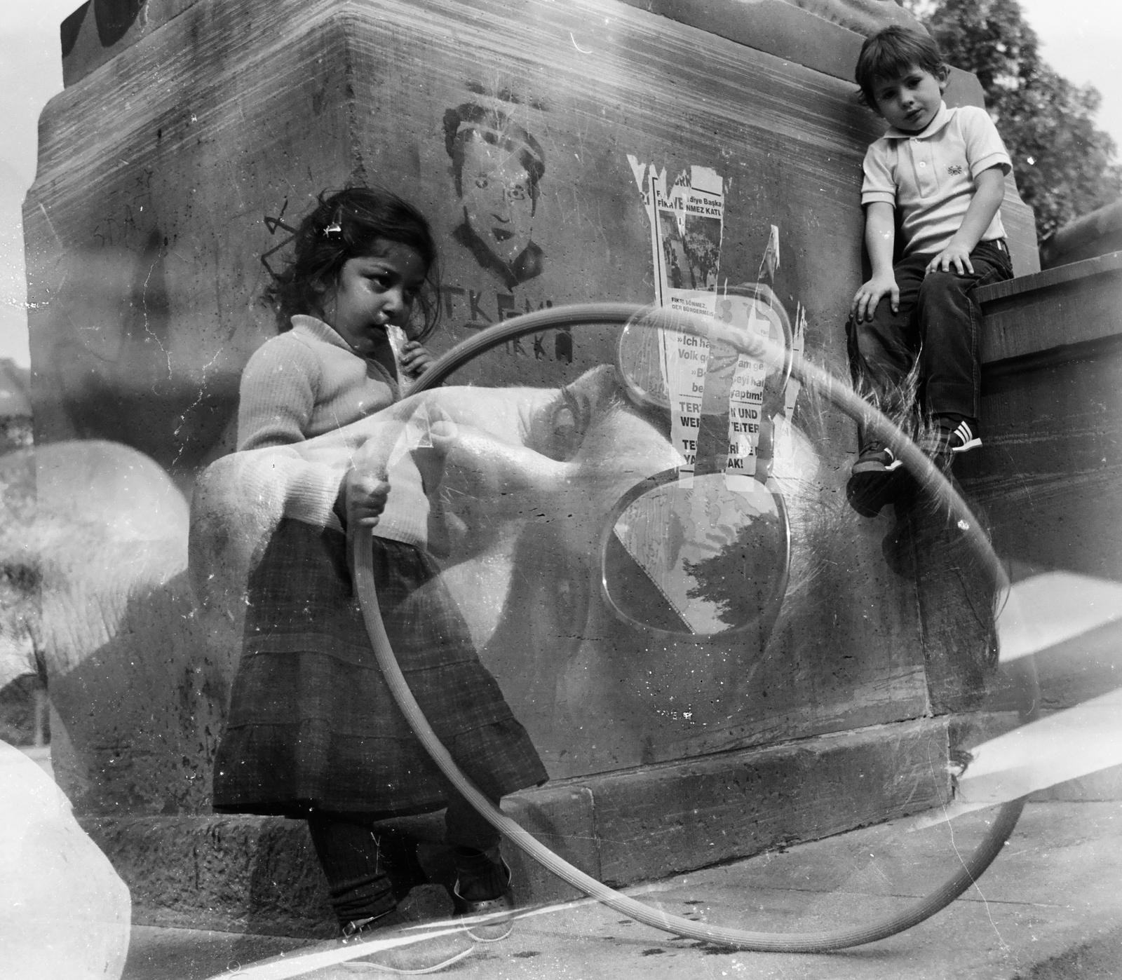 1983, Chuckyeager tumblr, erroneous photo, double exposure, Fortepan #133722