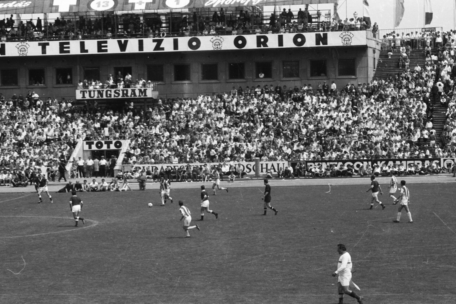 Magyarország, Népstadion, Budapest XIV., Színészek-Újságírók Rangadó (SZÚR)., 1969, Chuckyeager tumblr, Budapest, Fortepan #133724