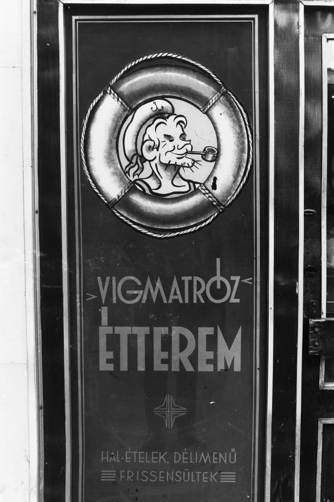 Hungary, Budapest XIII., Szent István körút 16., Víg Matróz étterem., 1972, Chuckyeager tumblr, Budapest, Fortepan #134237