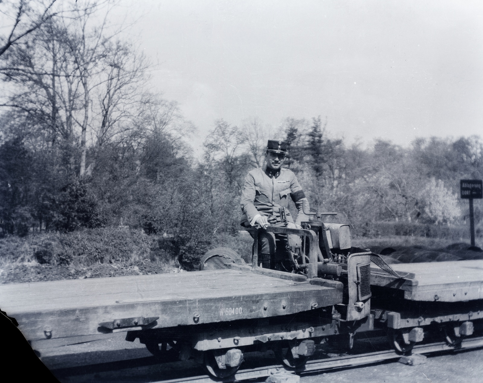 1935, Chuckyeager tumblr, vasúti szerelvény, vasutas, karszalag, Fortepan #134333
