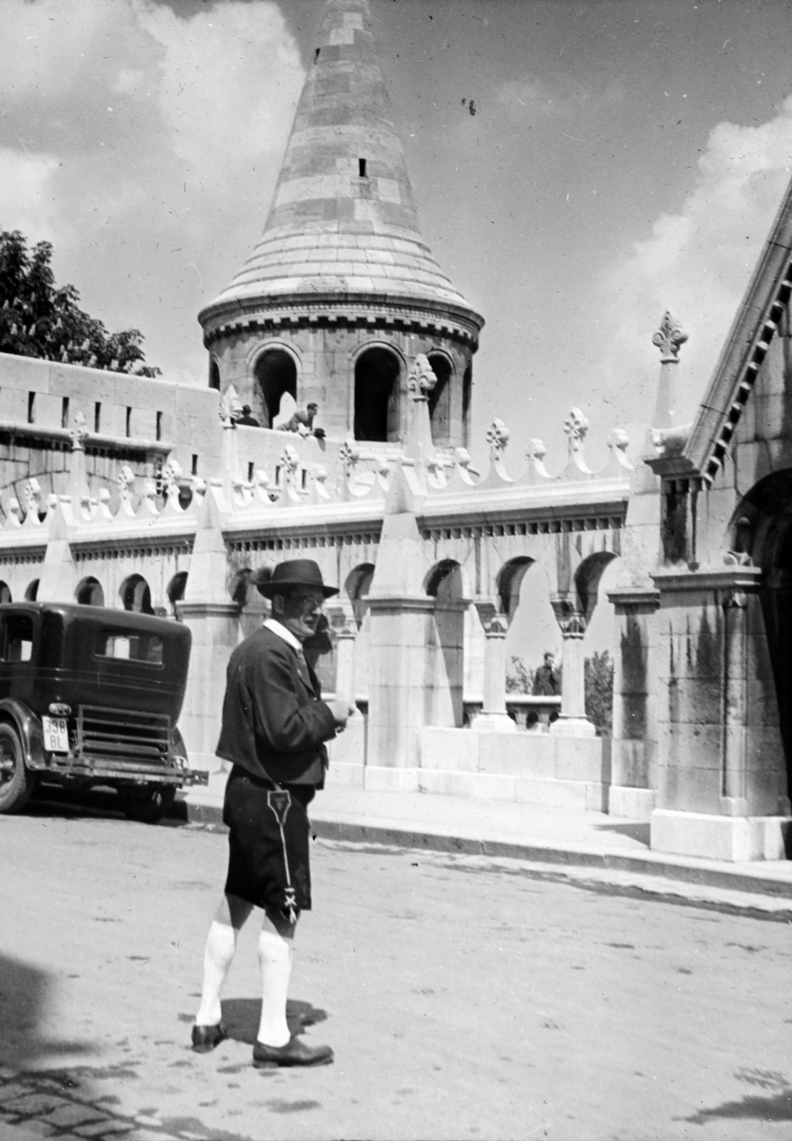 Hungary, Halászbástya, Budapest I., 1934, Friss Ildikó, Frigyes Schulek-design, romanesque revival architect, Budapest, Fortepan #134551