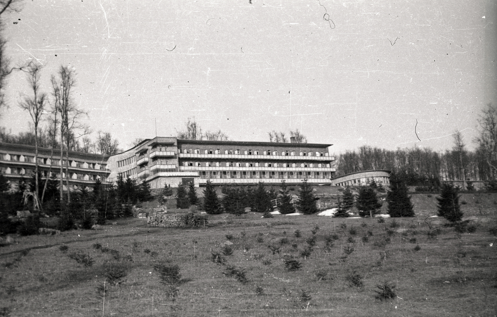 Hungary, Galyatető, Mátraszentimre, Nagyszálló., 1941, Fortepan/Album021, hotel, Károly Puskás-design, György Uray-design, Fortepan #134754