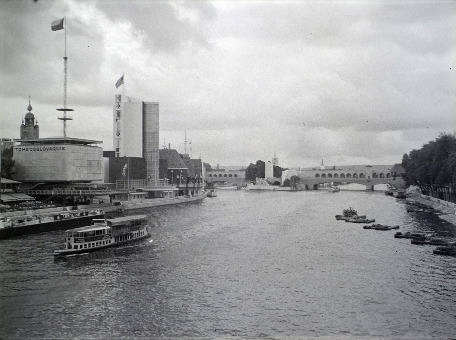 France, Paris, Világkiállítás 1937., 1937, Ladinek Viktor, shore, Fortepan #134859