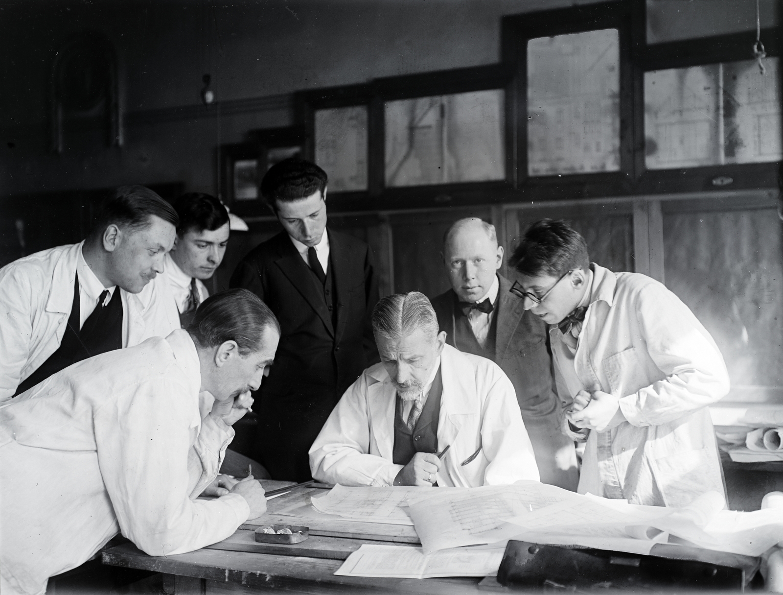 1923, Lőrinczi Ákos, teacher, education, university, Fortepan #135038